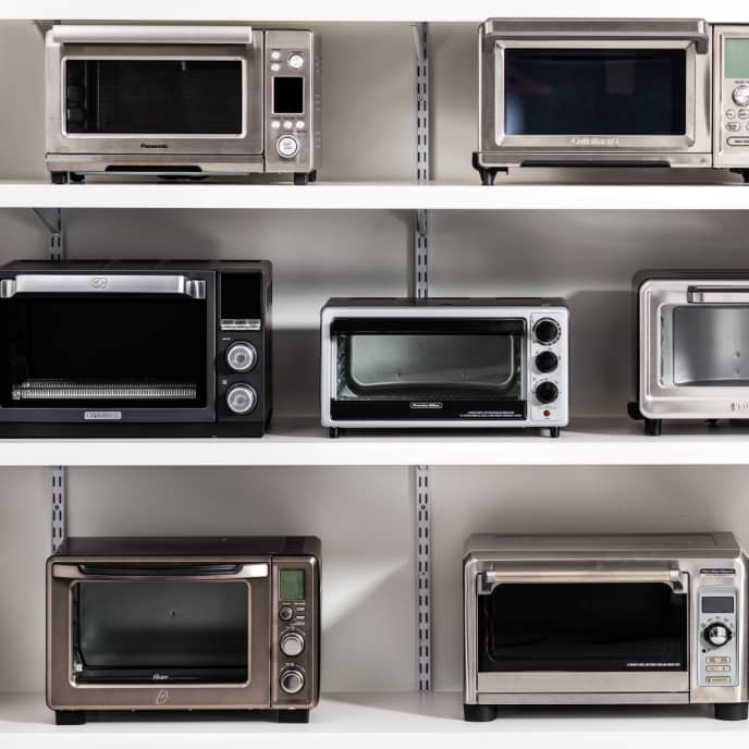 Toaster oven that folds up against the wall sale